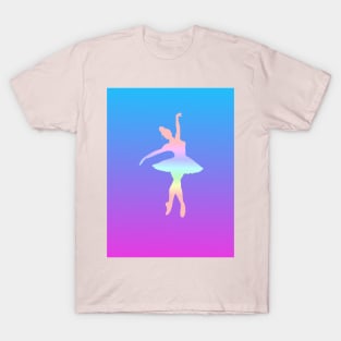 Ombre Ballet Dancer T-Shirt